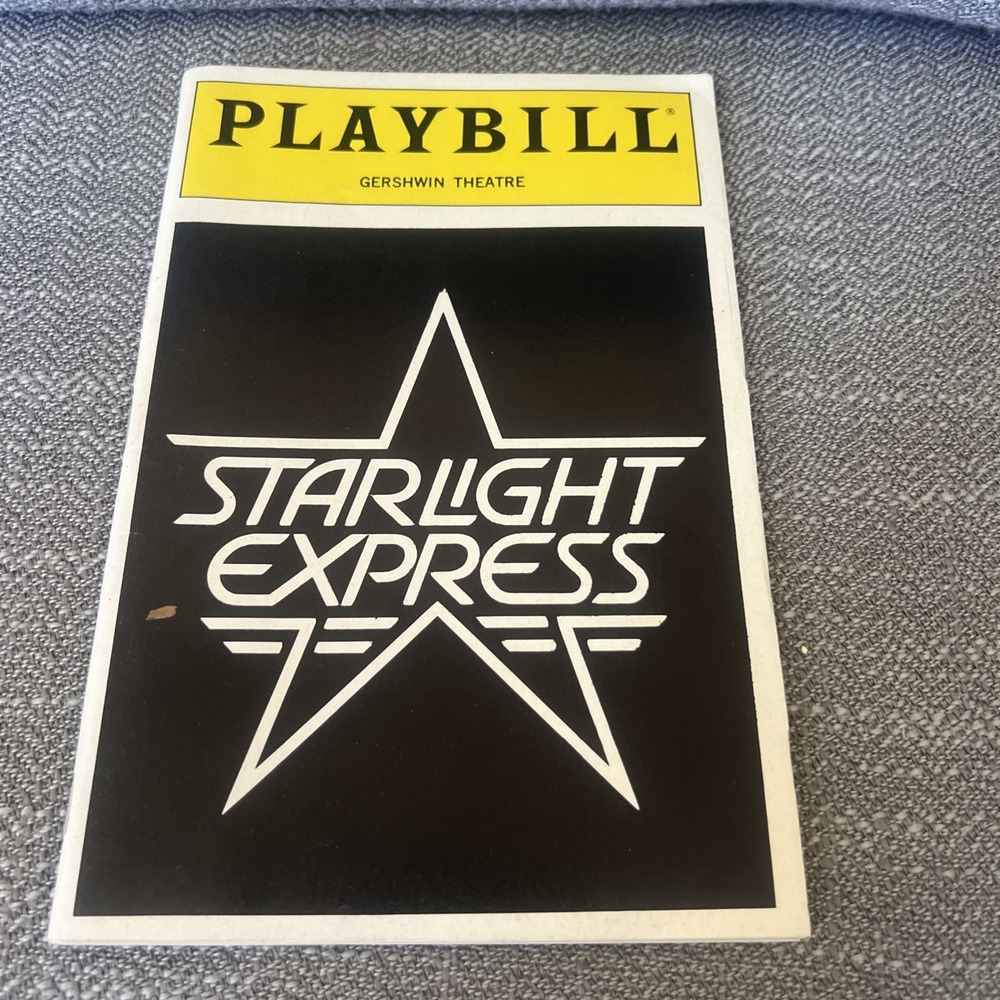 STARLIGHT EXPRESS PLAYBILL GERSHWIN THEATRE 1988